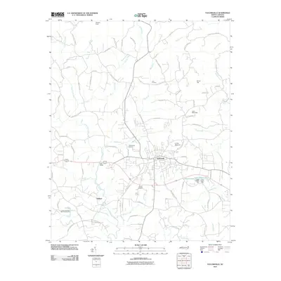 2010 Map of Taylorsville, 2010 Print