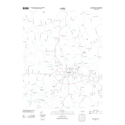 2013 Map of Taylorsville, 2013 Print