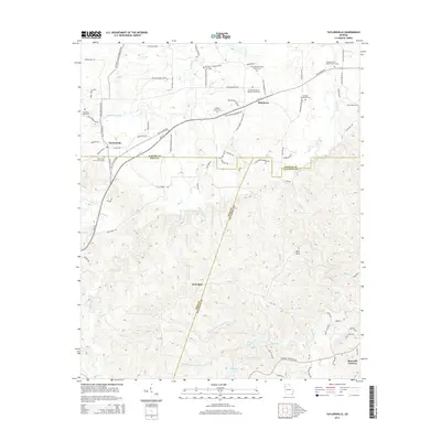 2014 Map of Taylorsville, 2014 Print