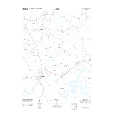 2013 Map of Taylorsville, 2013 Print