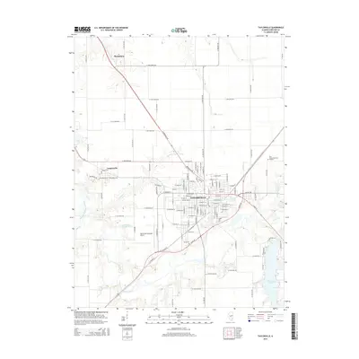 2015 Map of Taylorville, 2015 Print