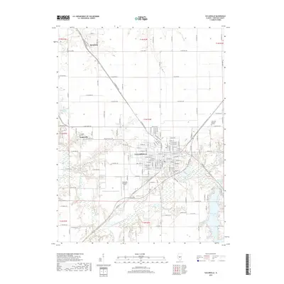 2018 Map of Taylorville, 2018 Print