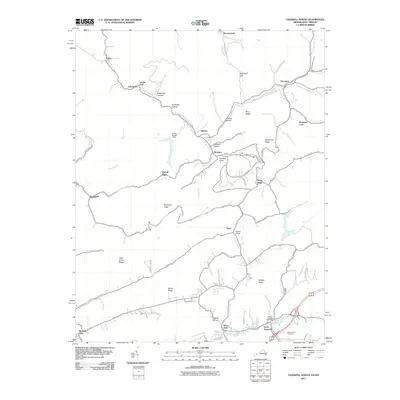 2011 Map of Tazewell North, 2011 Print