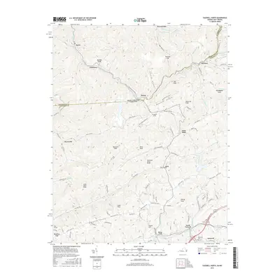 2016 Map of Tazewell North, 2016 Print