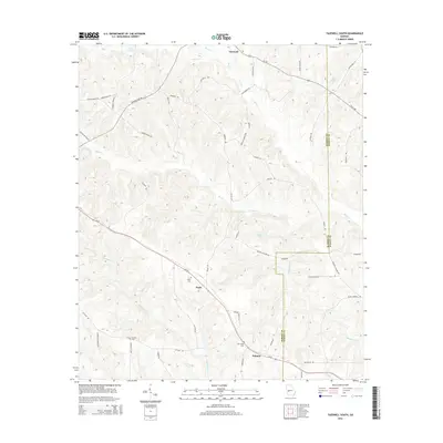 2014 Map of Tazewell South, 2014 Print