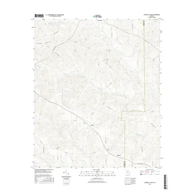2017 Map of Tazewell South, 2017 Print