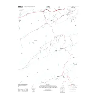 2013 Map of Tazewell South, 2013 Print