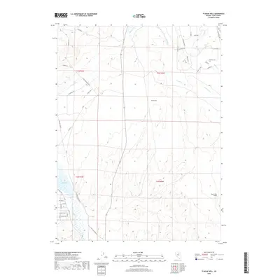 2018 Map of Te-Moak Well, 2018 Print