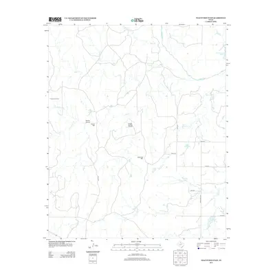 2012 Map of Teacup Mountain, 2012 Print