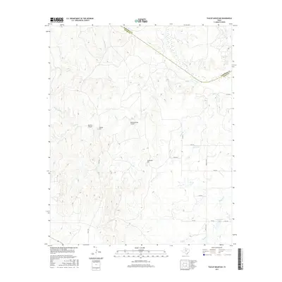 2016 Map of Teacup Mountain, 2016 Print