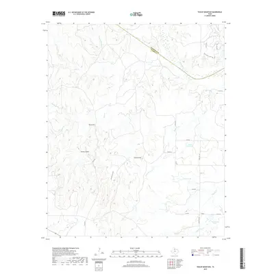2019 Map of Teacup Mountain, 2019 Print