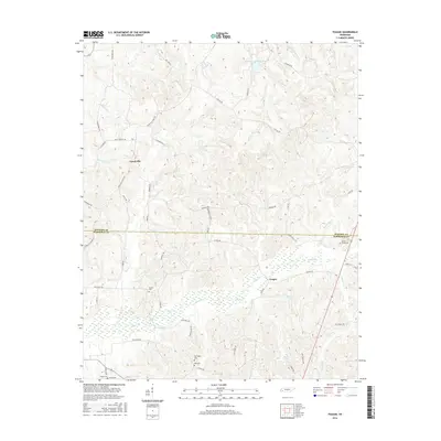 2016 Map of Teague, 2016 Print