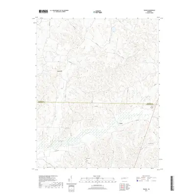 2019 Map of Teague, 2019 Print