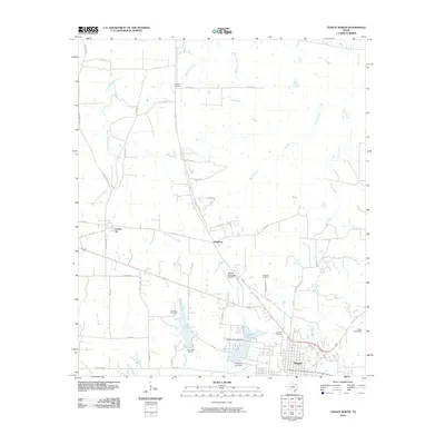 2010 Map of Teague North, 2010 Print