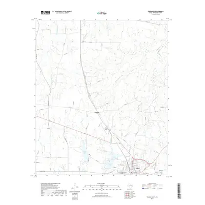 2019 Map of Teague North, 2019 Print