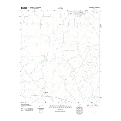 2010 Map of Teague South, 2010 Print