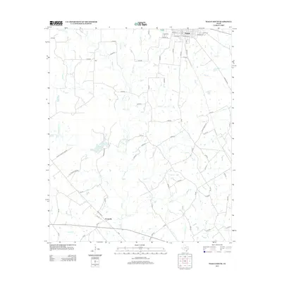 2013 Map of Teague South, 2013 Print