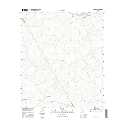 2016 Map of Teague South, 2016 Print