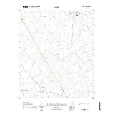 2019 Map of Teague South, 2019 Print
