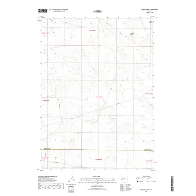 2017 Map of Teakettle Butte, 2017 Print