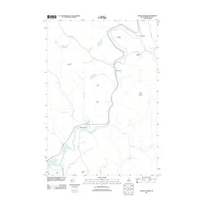 2012 Map of Teakettle Ridge, 2012 Print
