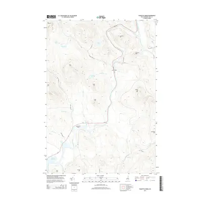 2015 Map of Teakettle Ridge, 2015 Print