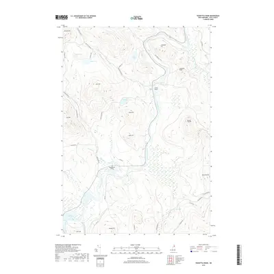2018 Map of Teakettle Ridge, 2018 Print