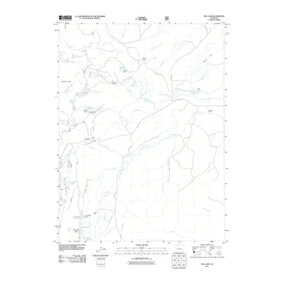 2011 Map of Teal Lake, 2011 Print