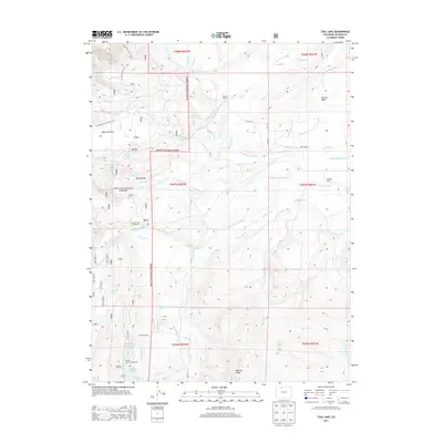 2013 Map of Teal Lake, 2013 Print
