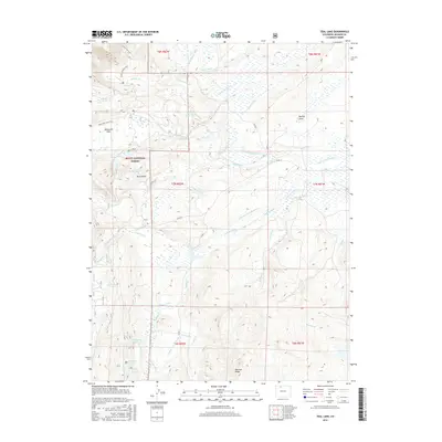 2016 Map of Teal Lake, 2016 Print