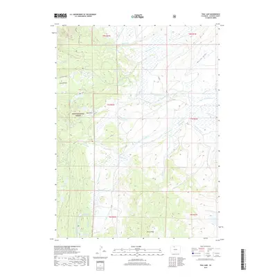 2019 Map of Teal Lake, 2019 Print