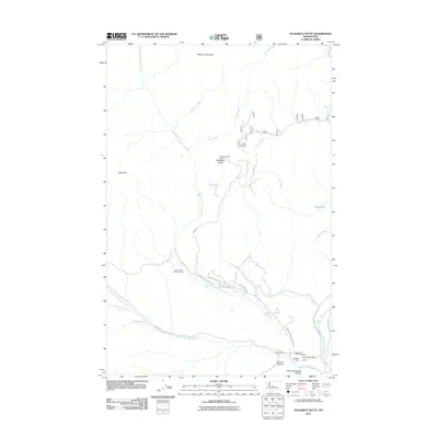 2011 Map of Teanaway Butte, 2011 Print