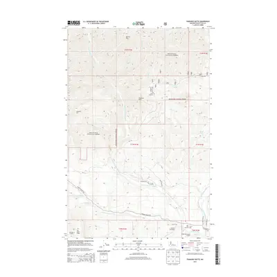 2014 Map of Teanaway Butte, 2014 Print