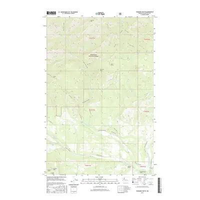 2017 Map of Teanaway Butte, 2017 Print