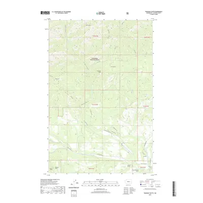2020 Map of Teanaway Butte, 2020 Print