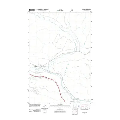 2011 Map of Teanaway, 2011 Print