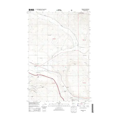 2014 Map of Teanaway, 2014 Print