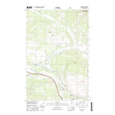 2017 Map of Teanaway, 2017 Print