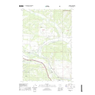 2020 Map of Teanaway, 2020 Print