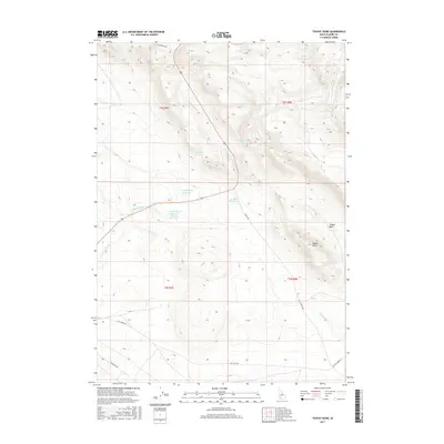 2017 Map of Teapot Dome, 2017 Print