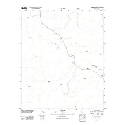 2011 Map of Teapot Mountain, 2011 Print