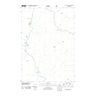 2011 Map of Teapot Mountain, 2011 Print