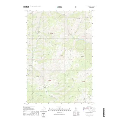 2020 Map of Teapot Mountain, 2020 Print