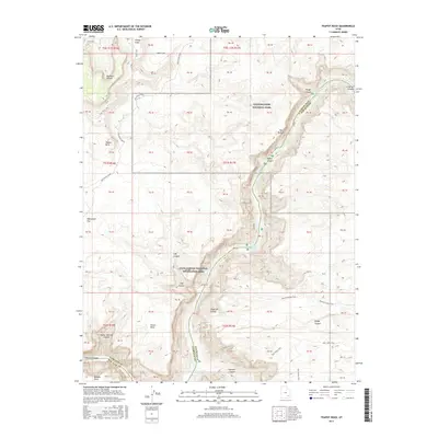 2017 Map of Teapot Rock, 2017 Print