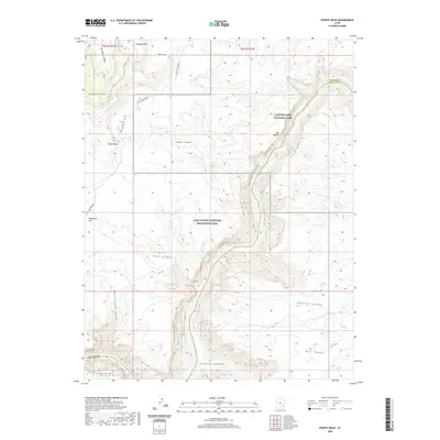 2020 Map of Teapot Rock, 2020 Print