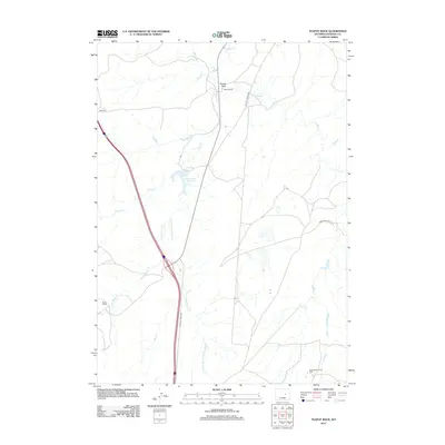 2012 Map of Teapot Rock, 2012 Print