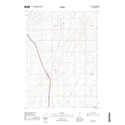 2017 Map of Teapot Rock, 2017 Print