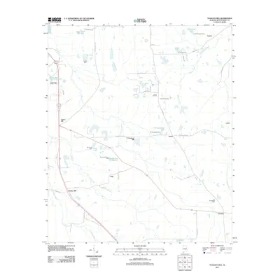 2011 Map of Teasleys Mill, 2011 Print