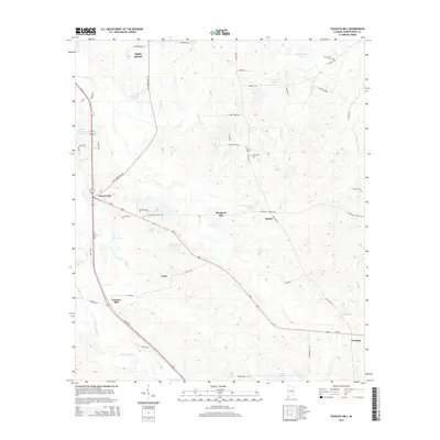 2014 Map of Teasleys Mill, 2014 Print