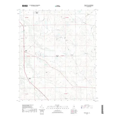 2018 Map of Teasleys Mill, 2018 Print